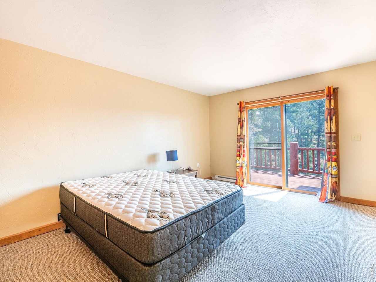 296 Caddo Road Red Feather Lakes, CO 80545 - Photo 25 of 50 Light & bright lower level bedroom with deck access.
