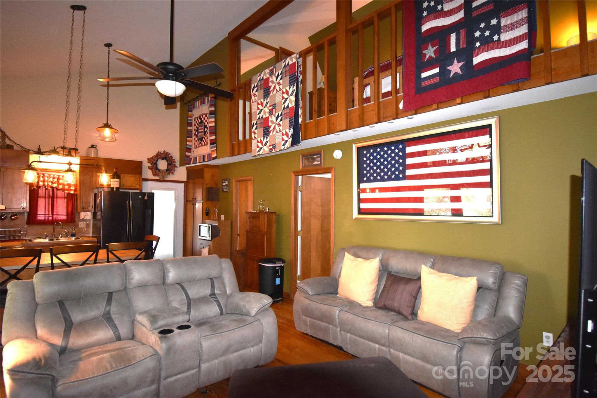 5769 Birch Street Conover, NC 28613 - Photo 9 of 45 a living room with furniture and a flat screen tv