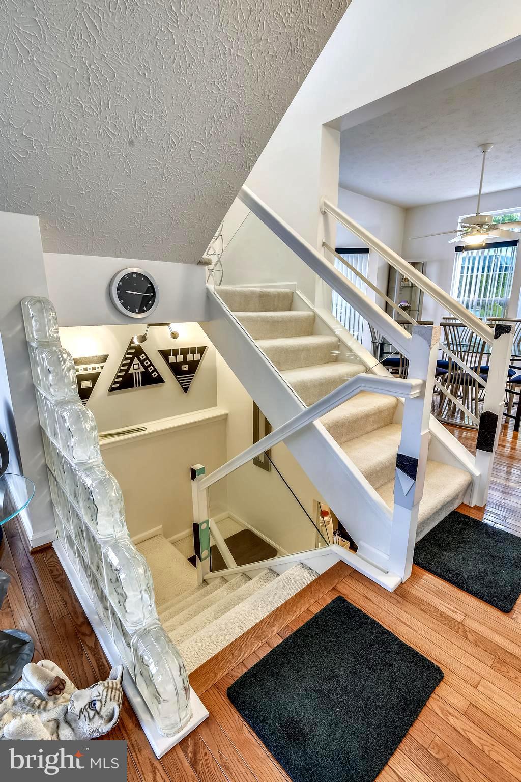 1401 Bretton View Road Annapolis, MD 21409 - Photo 16 of 52 Innovative Deco Glass Block Staircase
