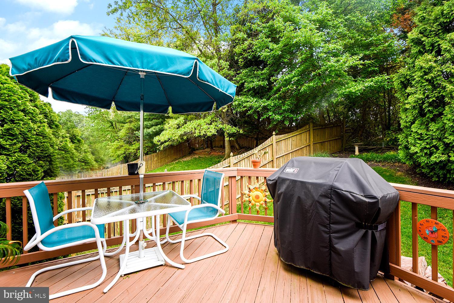 1401 Bretton View Road Annapolis, MD 21409 - Photo 7 of 52 Dining and Entertaining Deck Backing to Trees