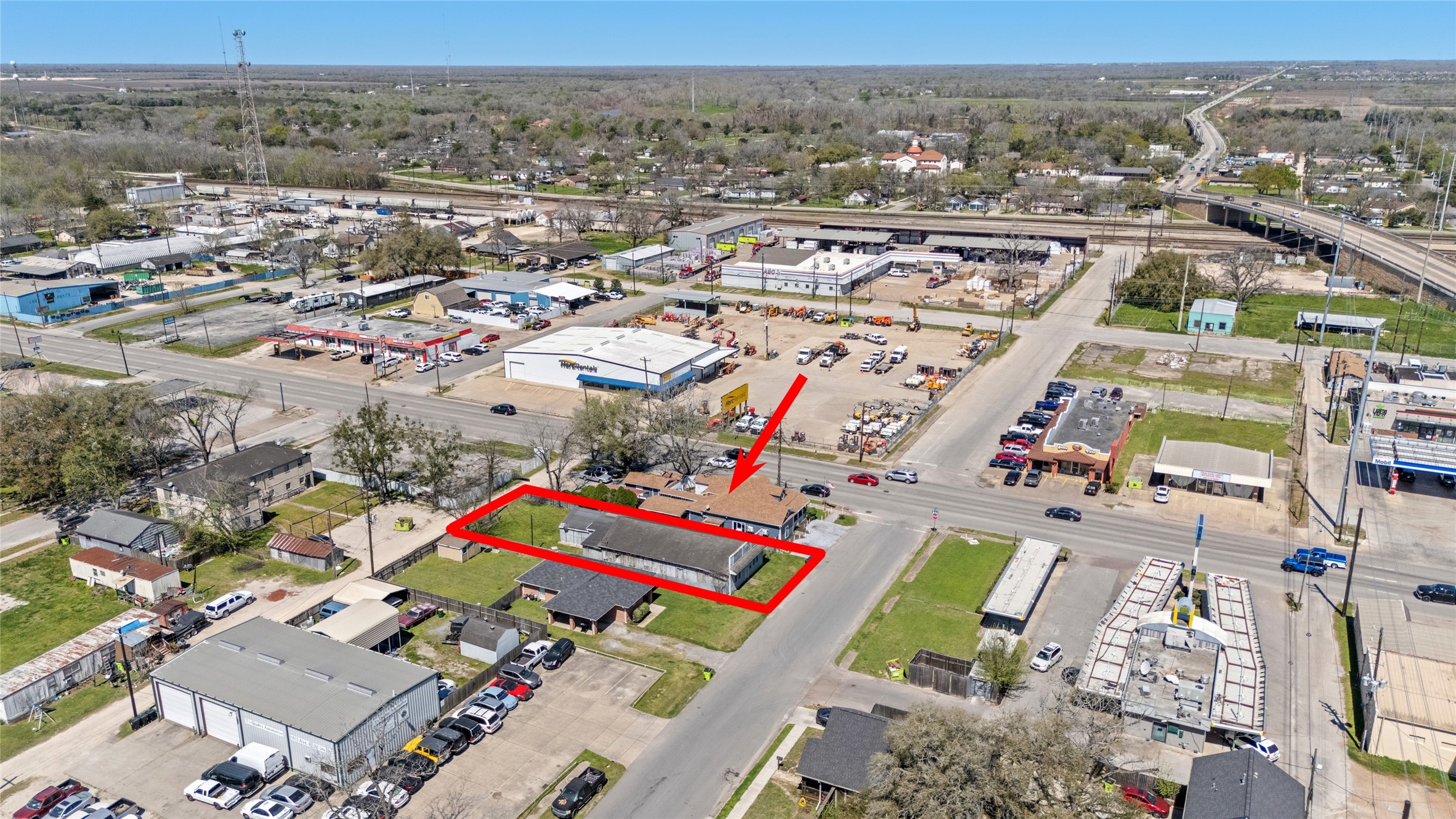 1004 Houston Street Rosenberg, TX 77471 - Photo 3 of 18 an aerial view of a city