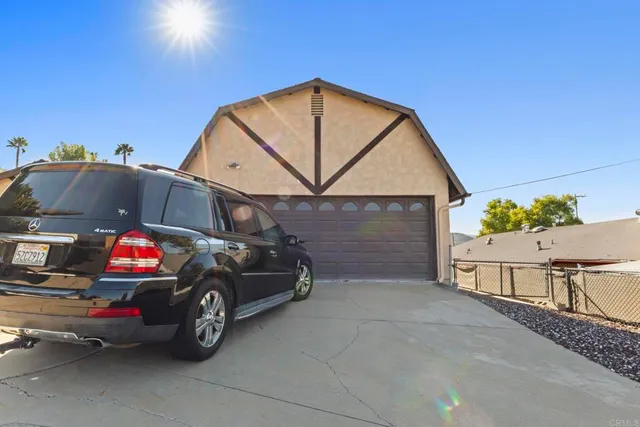 a view of a car garage