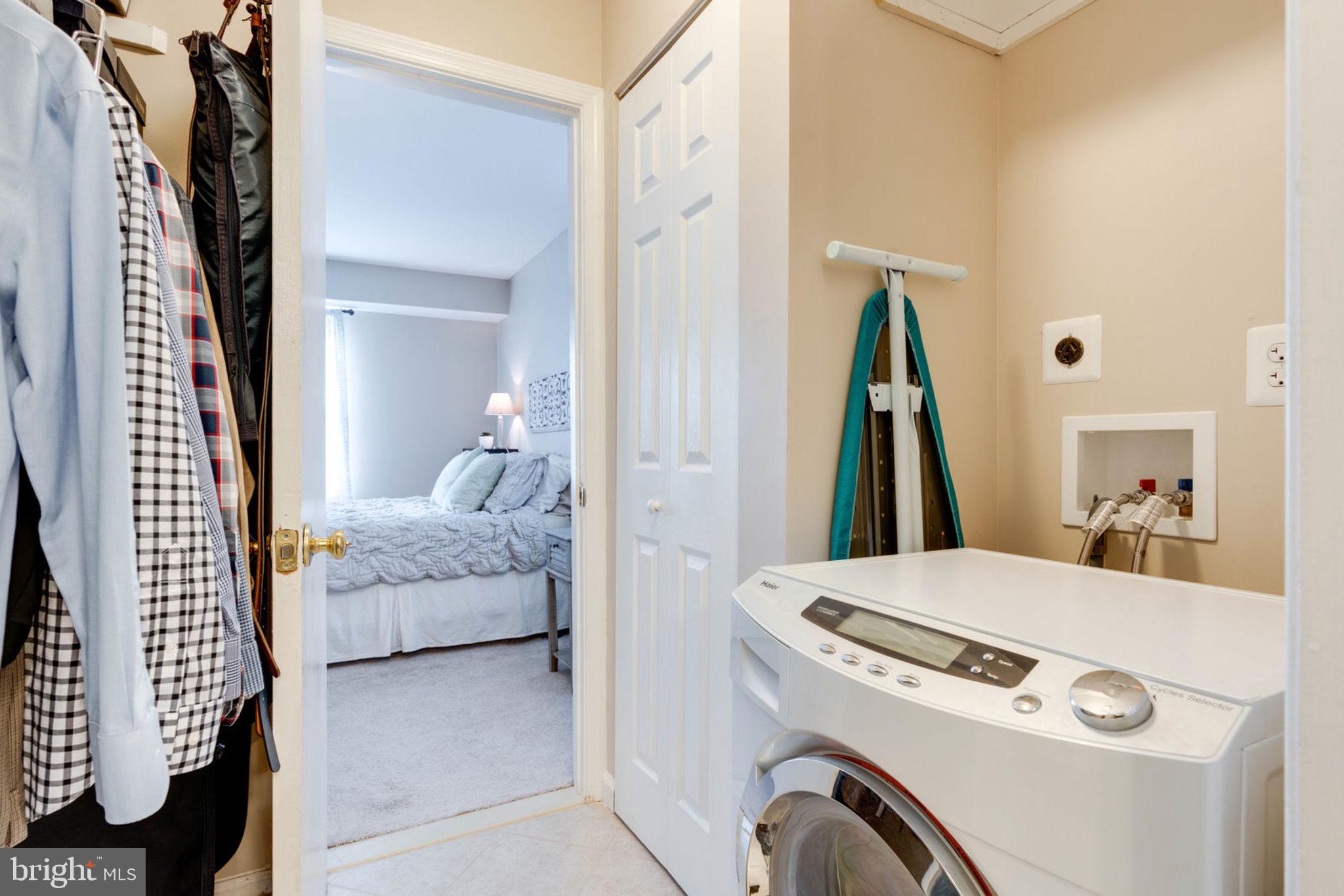 5905 Noblestown Road, Unit 52 Springfield, VA 22152 - Photo 19 of 31 Spacious closet with washer/dryer combo