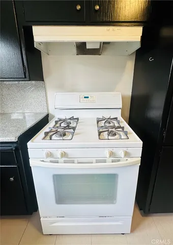 a close view of stove