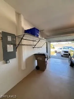 a view of storage and utility room