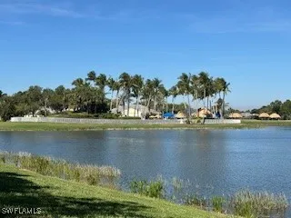 a view of a lake with houses