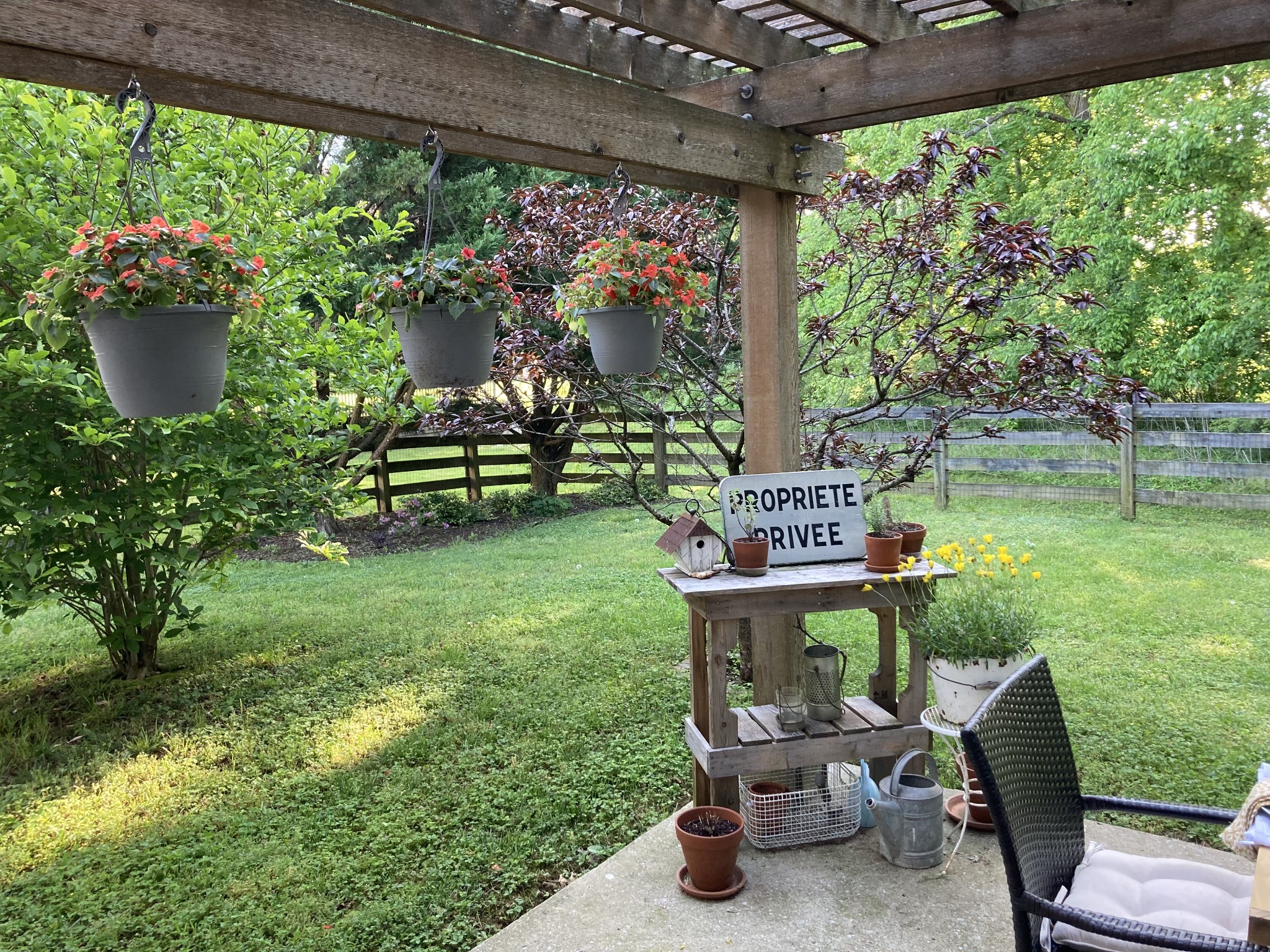 1038 Lexington Farms Drive Spring Hill, TN 37174 - Photo 31 of 34 a view of a chairs in a backyard of a house