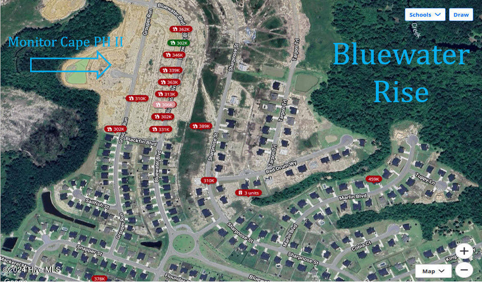 4010 Grouper Run New Bern, NC 28562 - Photo 3 of 44 Monitor Cape PH 2 Map