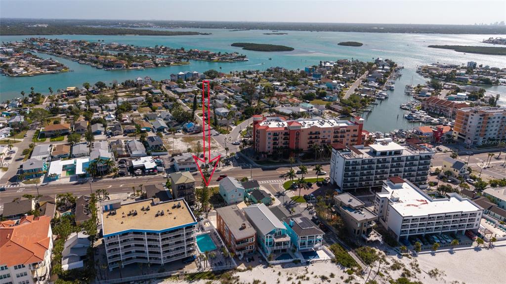 13304 Gulf Boulevard Madeira Beach, FL 33708 - Photo 7 of 13 an aerial view of a city