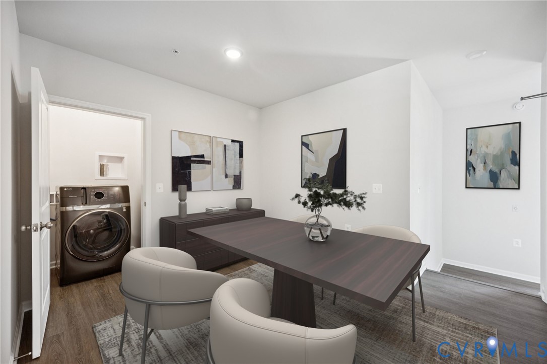 13239 Garland Lane Midlothian, VA 23114 - Photo 3 of 48 a view of a dining room with furniture and wooden floor