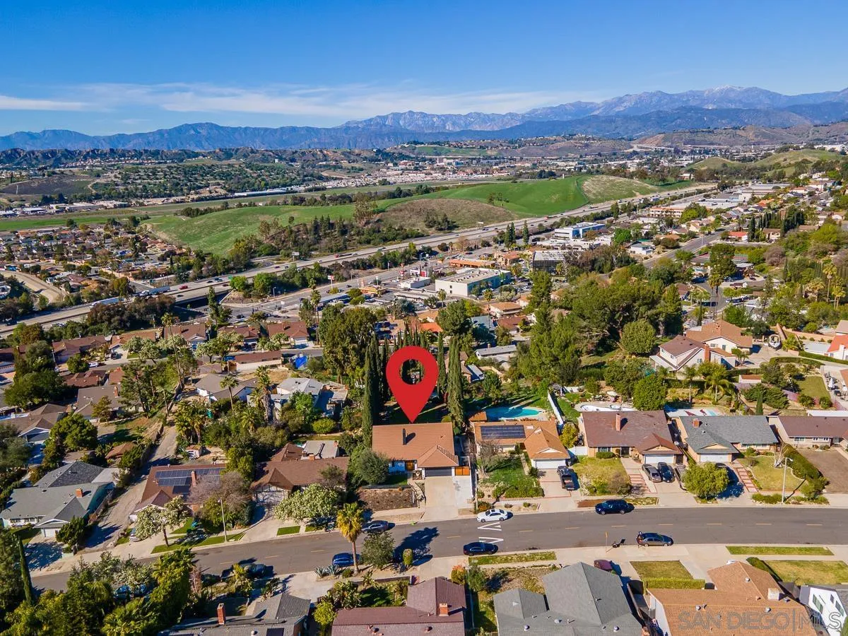 23615 Decorah Road Diamond Bar, CA 91765 - Photo 41 of 42 an aerial view of residential houses with outdoor space and parking
