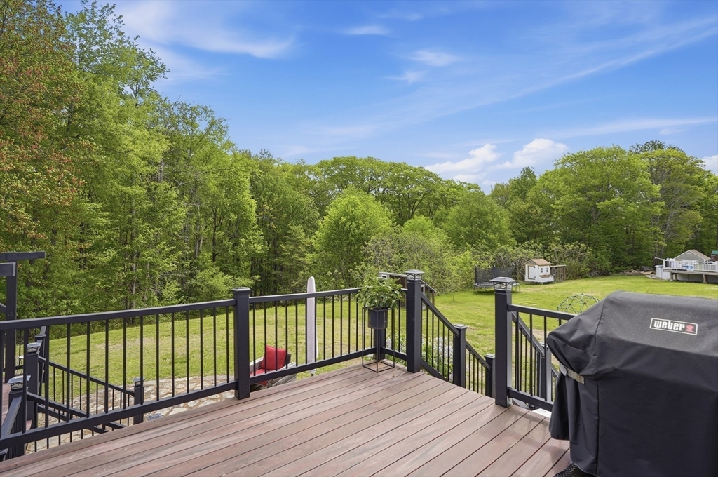 160 Gray Road Templeton, MA 01468 - Photo 29 of 42 a view of a balcony with wooden floor and fence