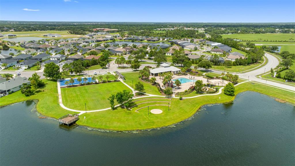 12739 Rainwashed Loop Parrish, FL 34219 - Photo 42 of 45 an aerial view of a residential houses with outdoor space