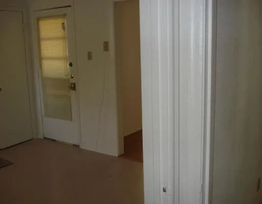 a view of a closet