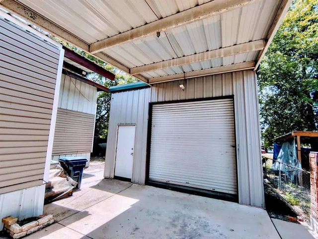 a view of a porch with furniture