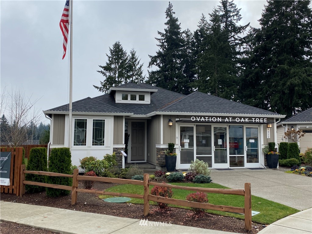 8929 36th Court Southeast Lacey, WA 98513 - Photo 1 of 1 a front view of a house with garden