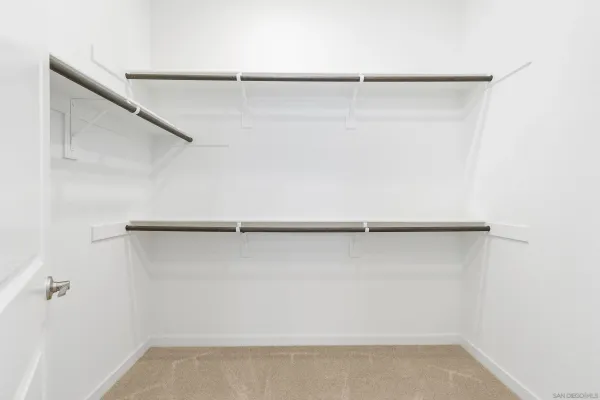 a view of a walk in closet