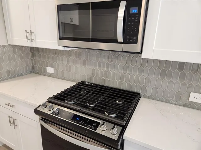 a close up of a stove