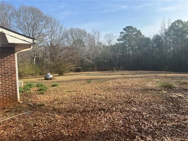 a view of outdoor space with trees