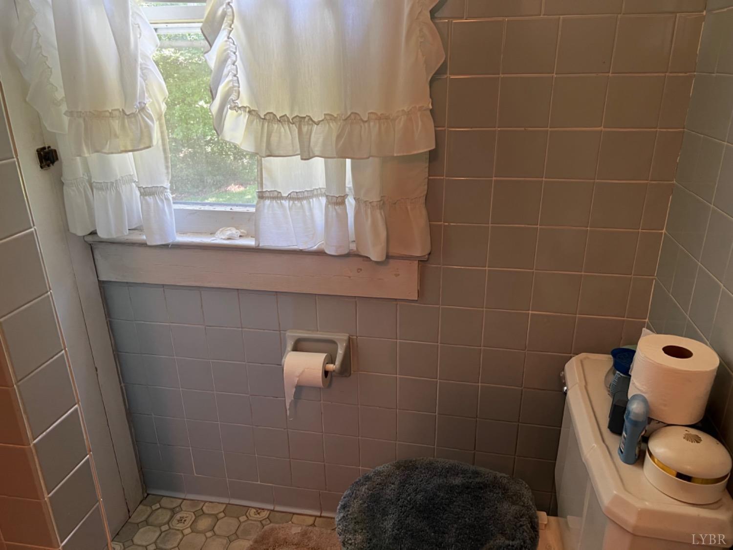 1131 Cody Road Nathalie, VA 24577 - Photo 14 of 28 a bathroom with a toilet and a shower