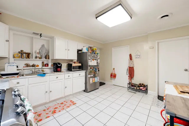 a room with storage and utility