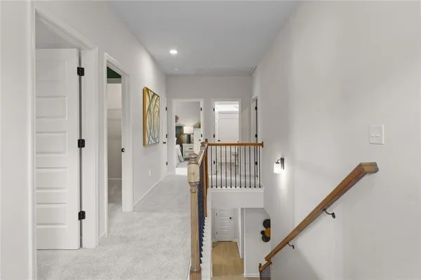 a view of entryway with stairs