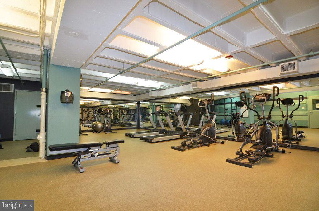 1101 3rd Street Southwest, Unit 305 Washington, DC 20024 - Photo 12 of 15 a view of a room with gym equipment