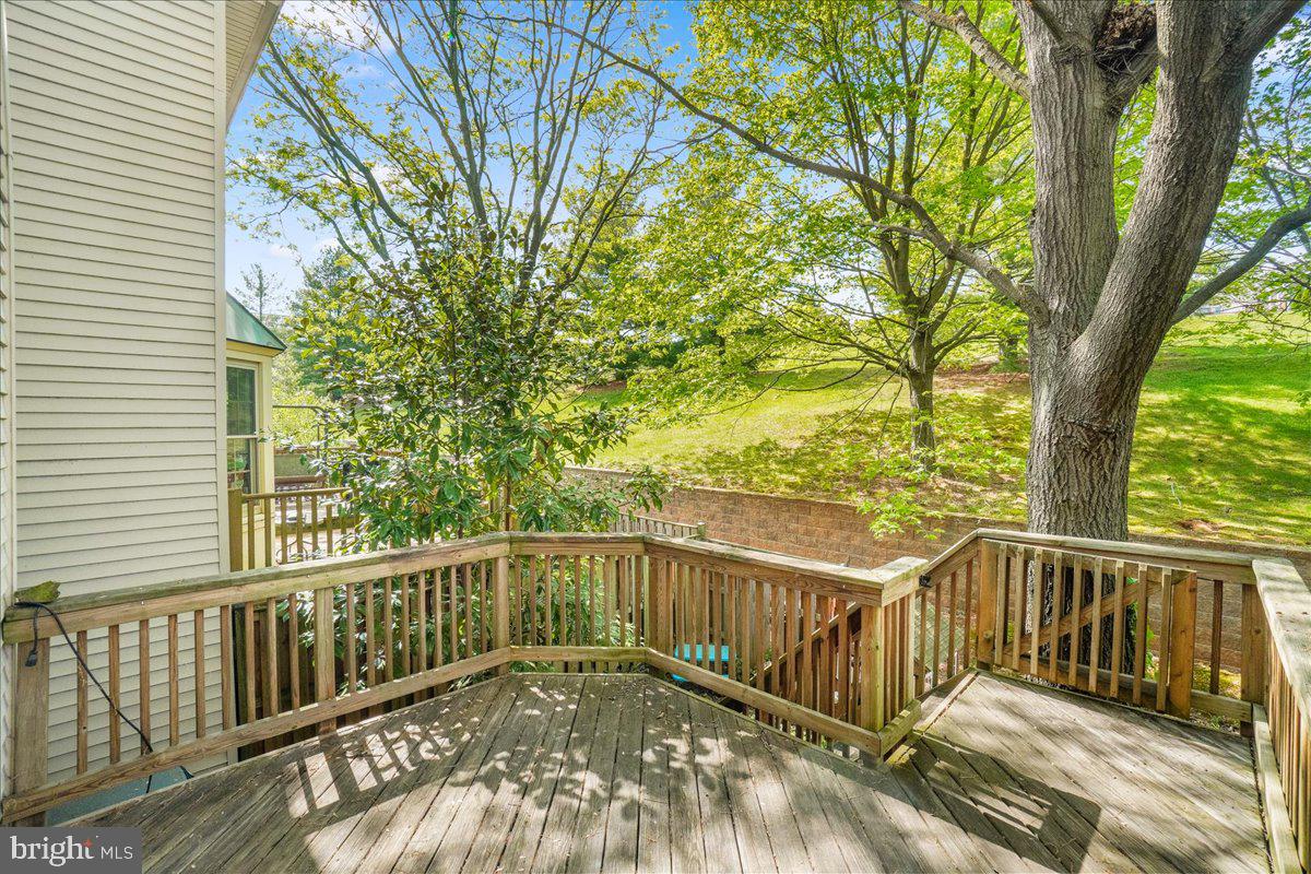 5598 Rivendell Place Frederick, MD 21703 - Photo 3 of 49 Back Deck & Yard backing to trees/open space