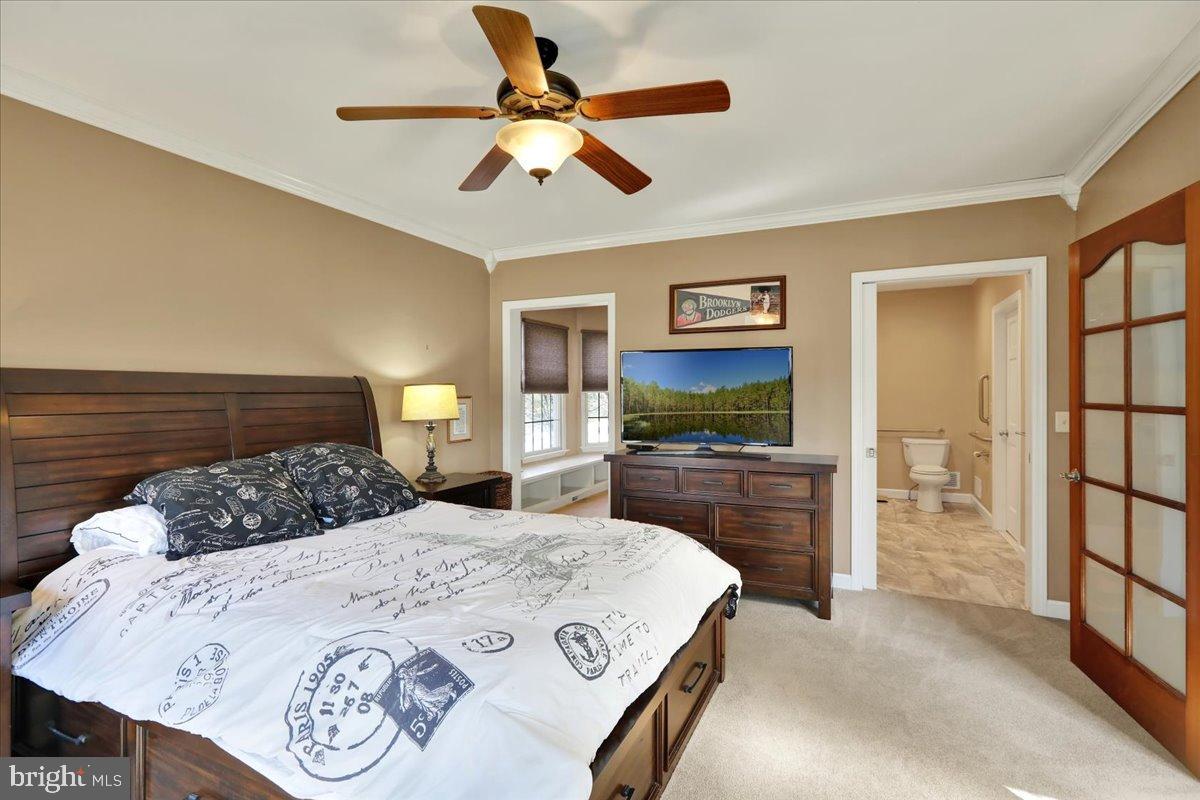 23 Laura Court Sinking Spring, PA 19608 - Photo 20 of 67 a bedroom with a bed and a flat screen tv