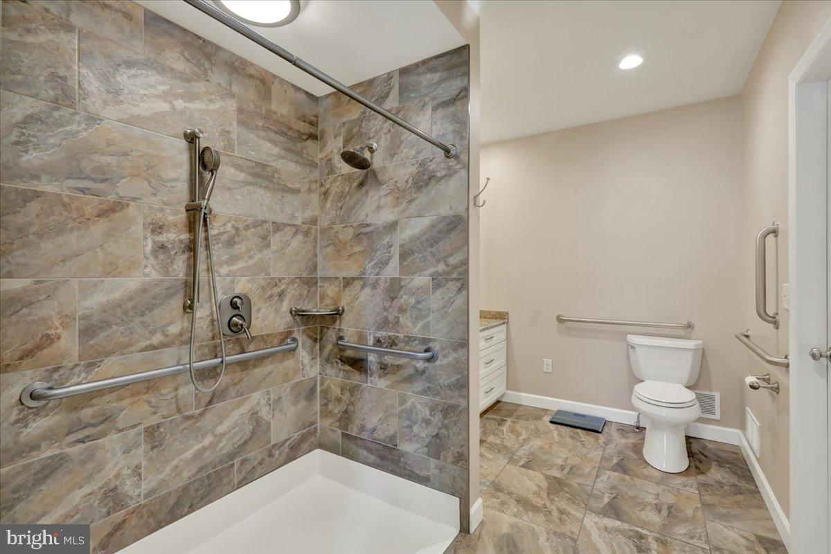 23 Laura Court Sinking Spring, PA 19608 - Photo 23 of 67 a bathroom with a toilet and a shower