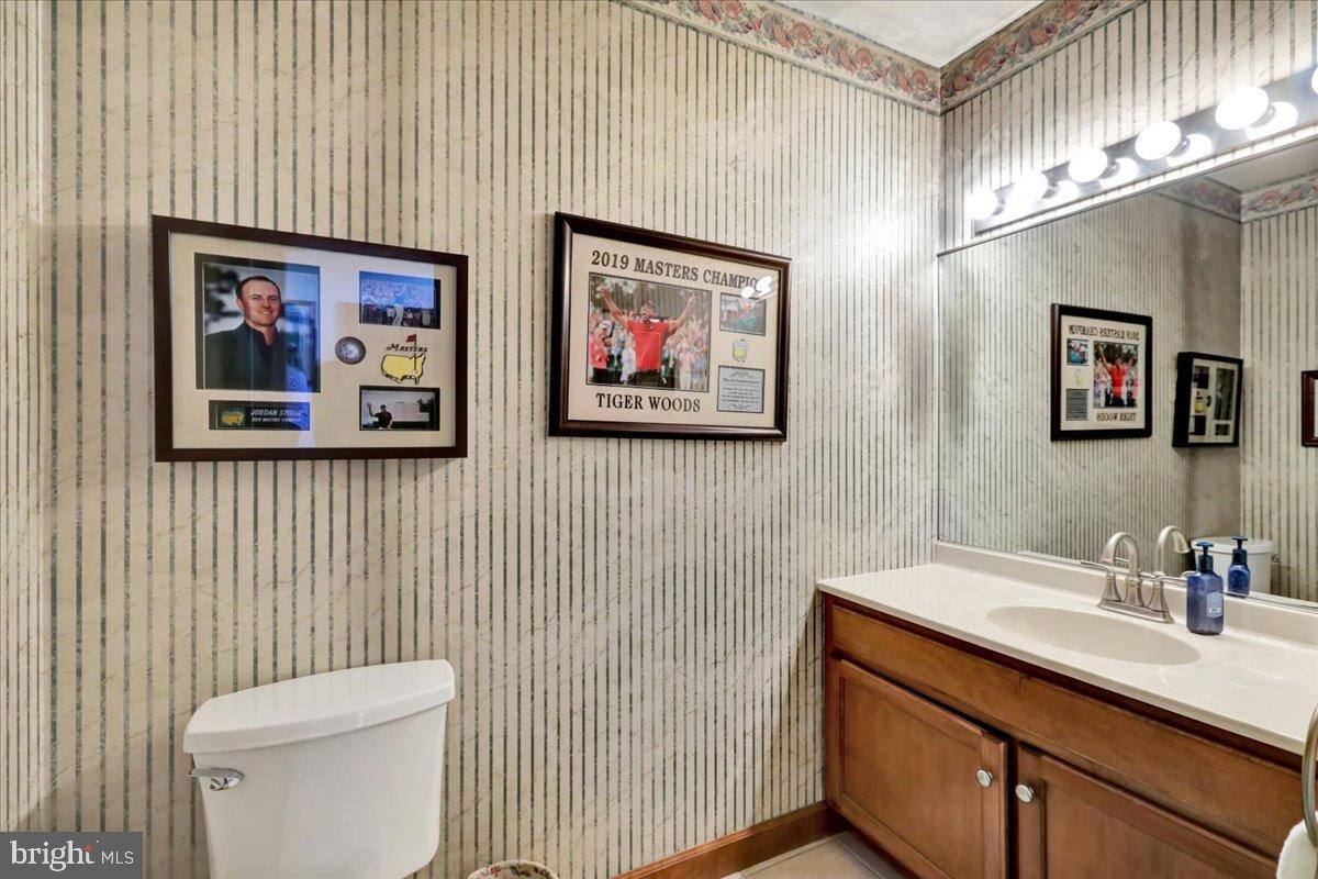 23 Laura Court Sinking Spring, PA 19608 - Photo 25 of 67 a bathroom with a sink a toilet and a mirror
