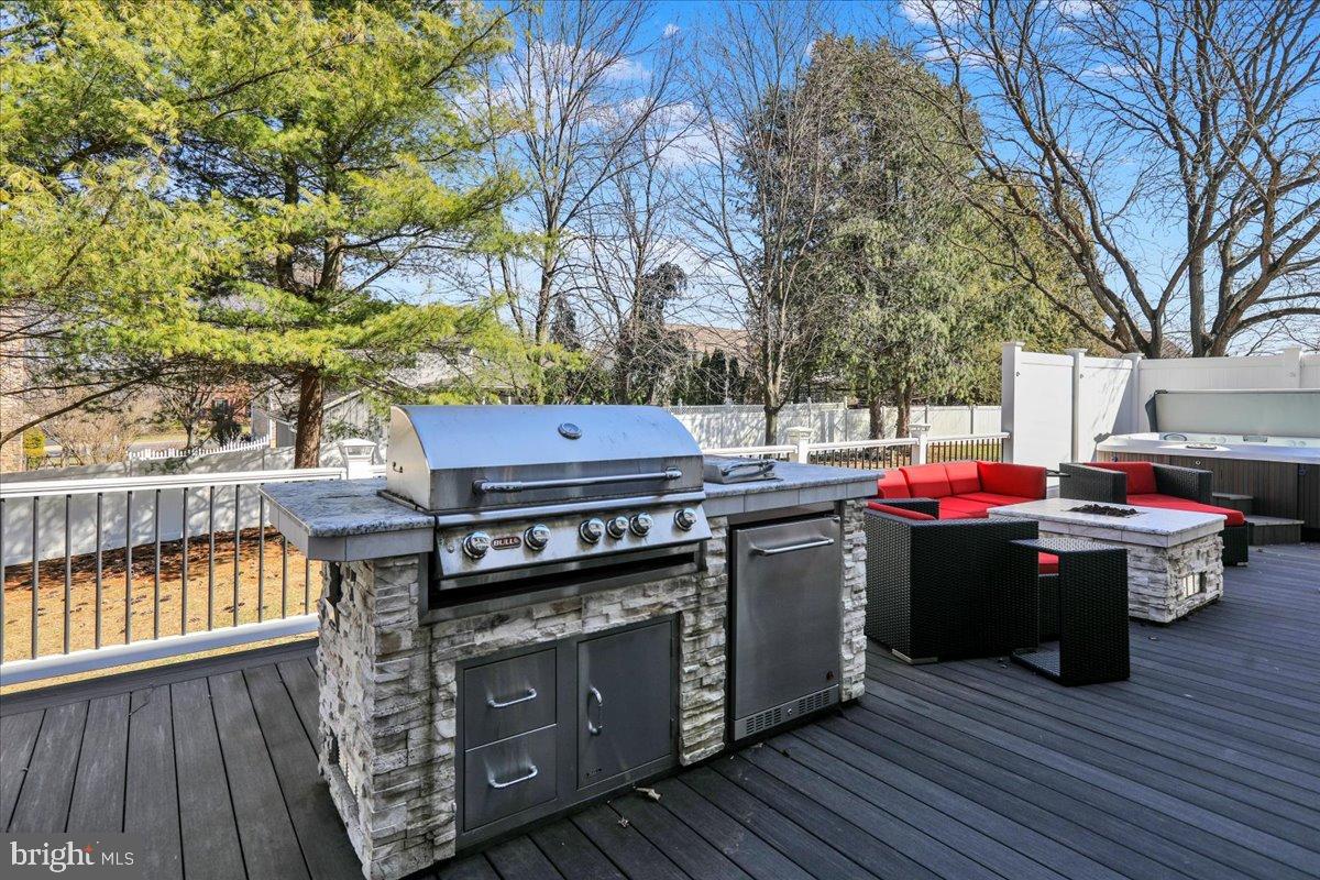 23 Laura Court Sinking Spring, PA 19608 - Photo 56 of 67 Stylish outdoor kitchen for entertaining.