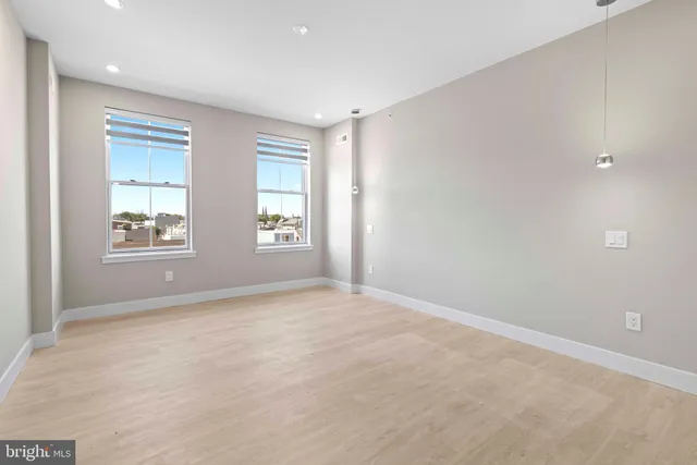 a view of an empty room