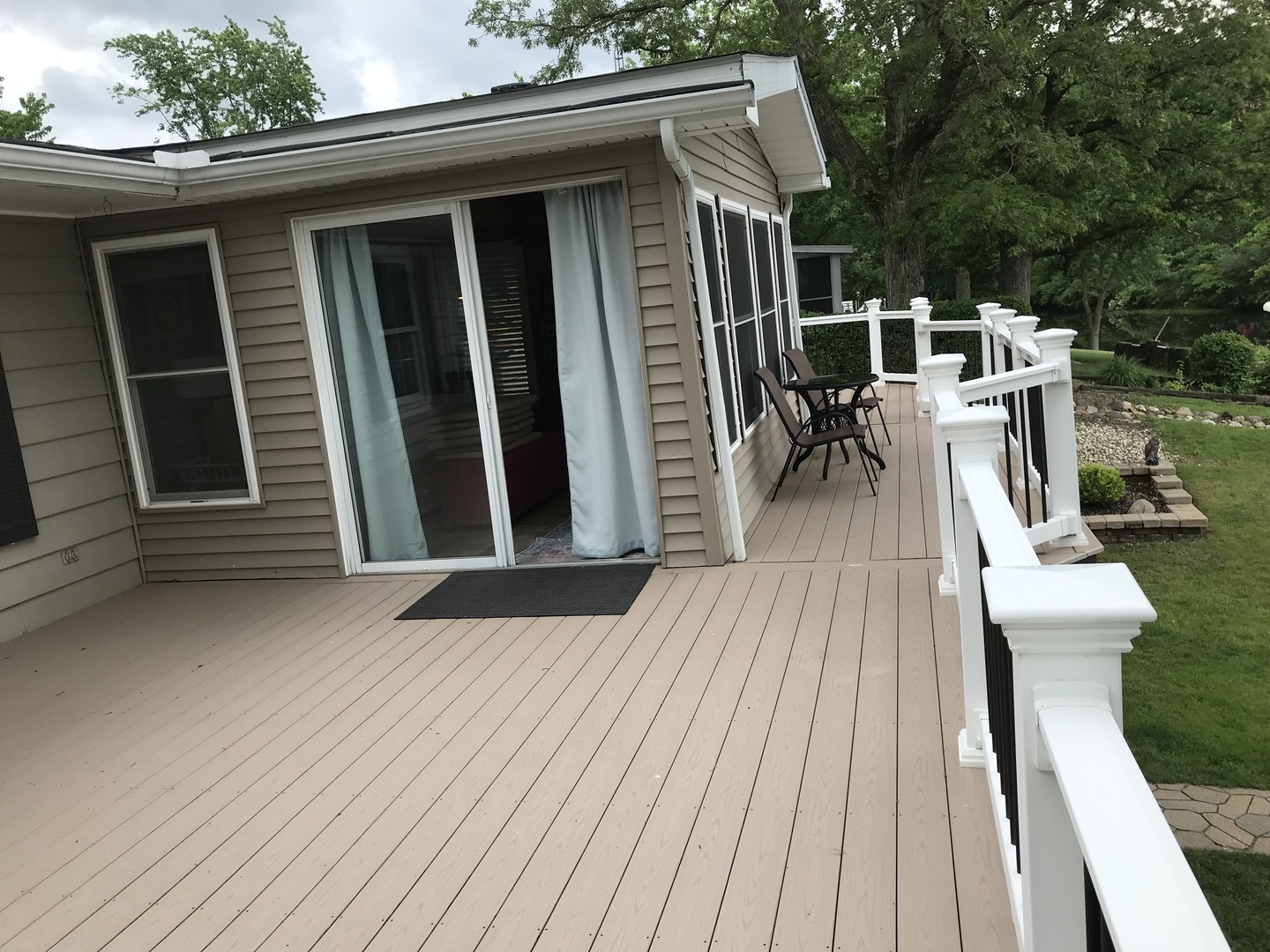 117 Comanche Trail Loda, IL 60948 - Photo 5 of 21 a view of deck with patio