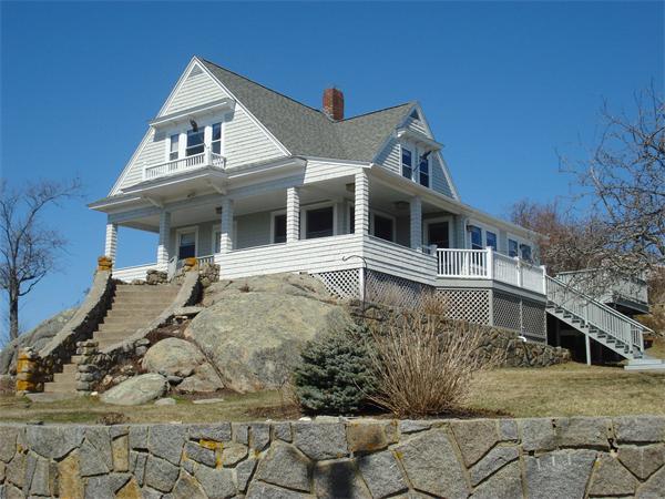 8 Salt Island Road Gloucester, MA 01930 - Photo 19 of 20 a view of a yard in front of house