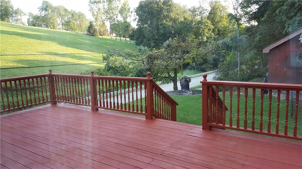 19 Patterson Road Finleyville, PA 15332 - Photo 12 of 20 Huge deck off of the kitchen/dining rooms.