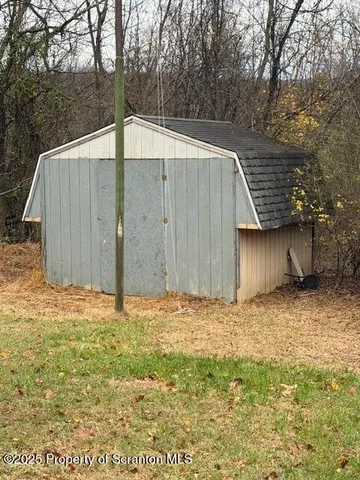 a backyard of a house