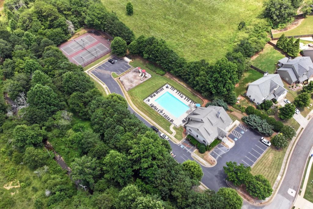1311 Calgary Lake Drive Winder, GA 30680 - Photo 44 of 45 an aerial view of a house with a garden