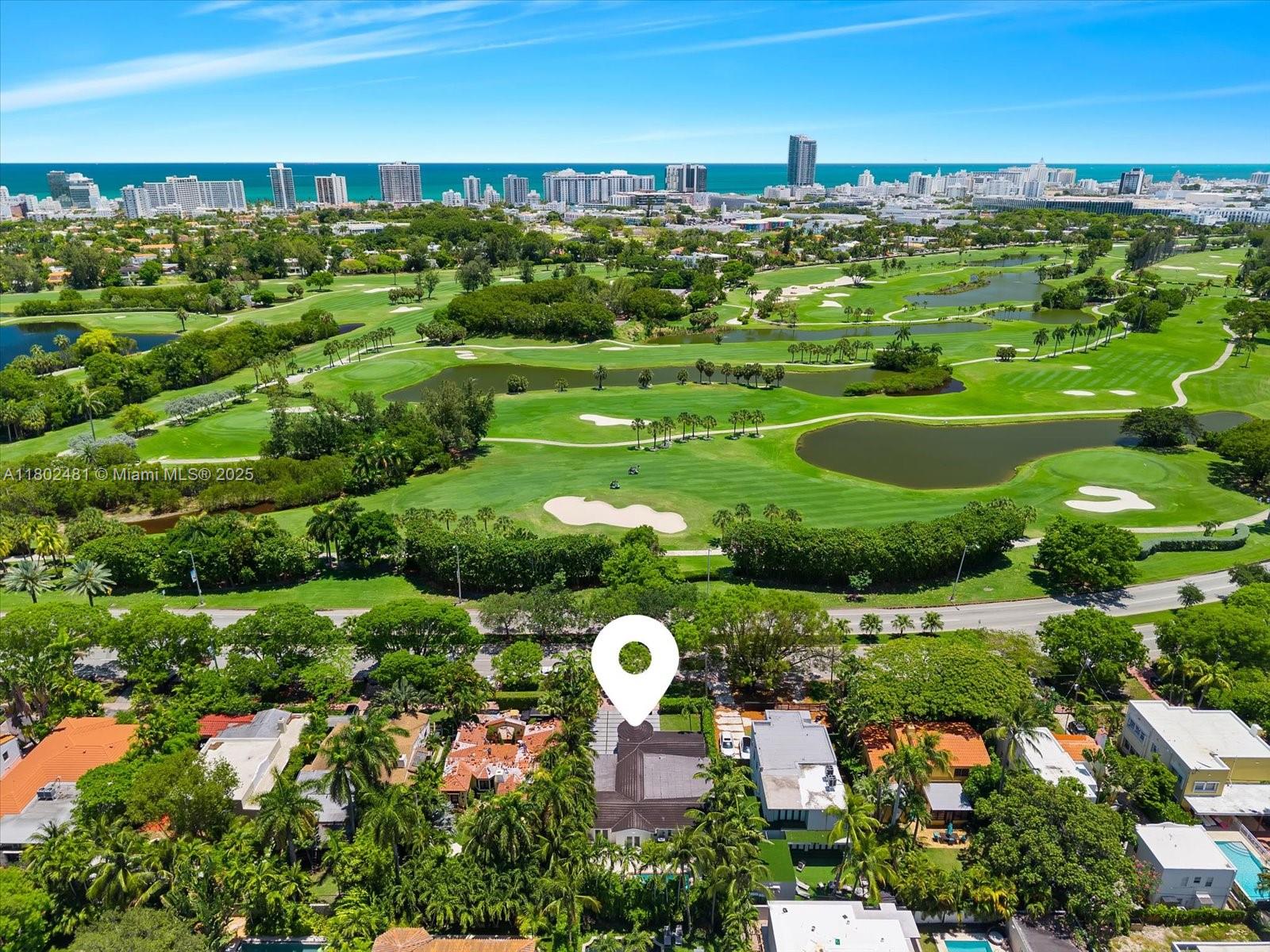 3020 Alton Road Miami Beach, FL 33140 - Photo 38 of 40 a view of a garden with an outdoor space