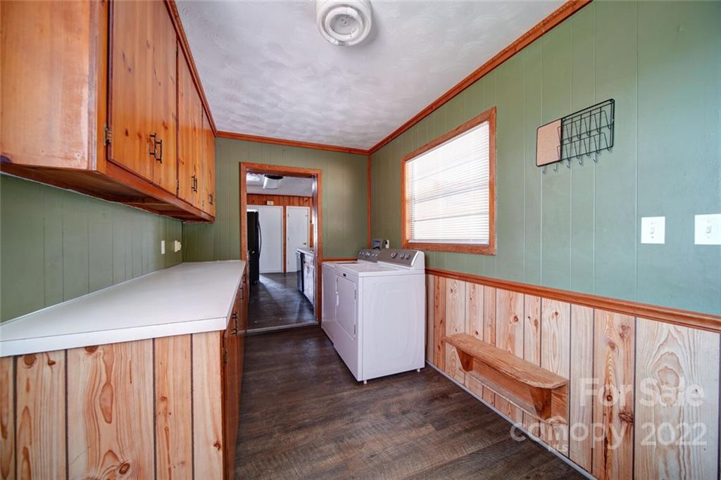 7218 Hills-View Road Oakboro, NC 28129 - Photo 6 of 27 a view of an entryway with wooden floor