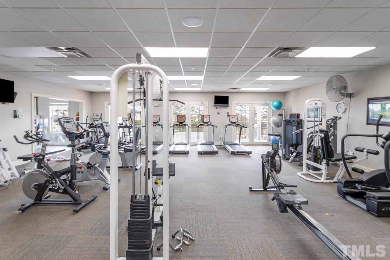 421 Provincial Street Raleigh, NC 27603 - Photo 22 of 22 a view of a room with gym equipment