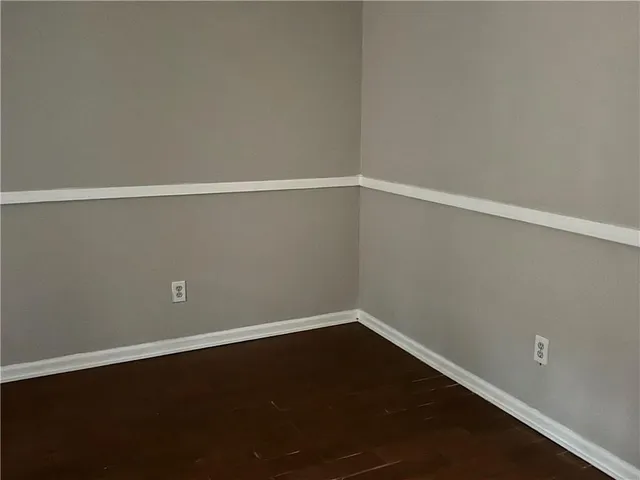 a view of an empty room