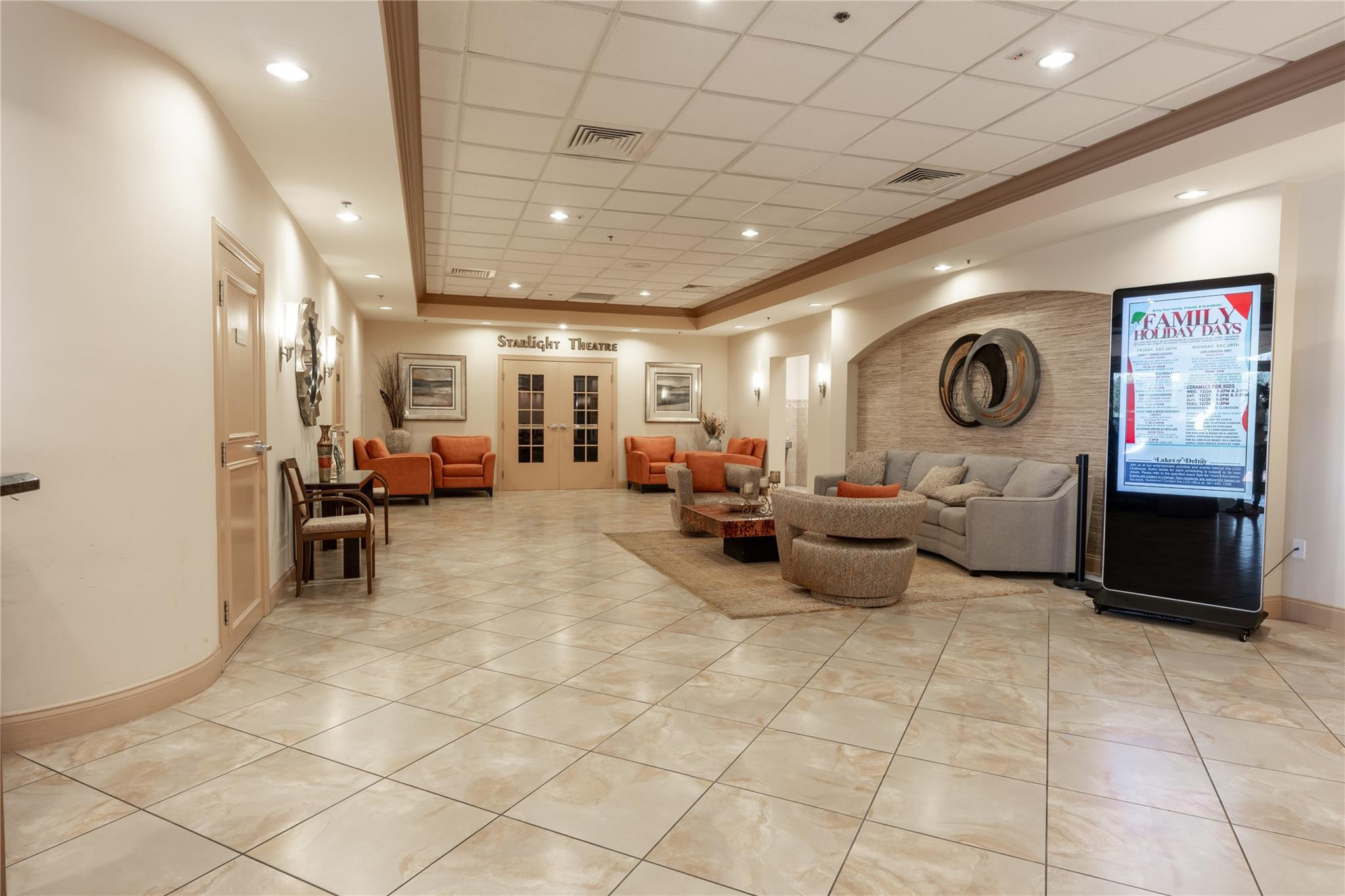 15075 Witney Road, Unit A303 Delray Beach, FL 33484 - Photo 24 of 26 Theater Entrance/Clubhouse