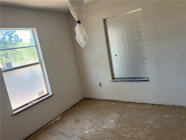 a view of an front door