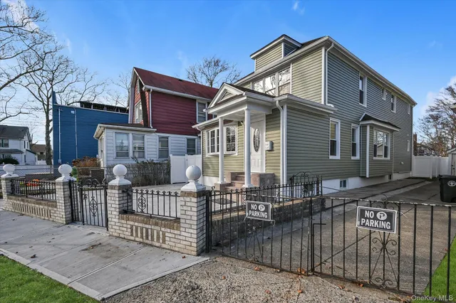 a front view of a house with balcony