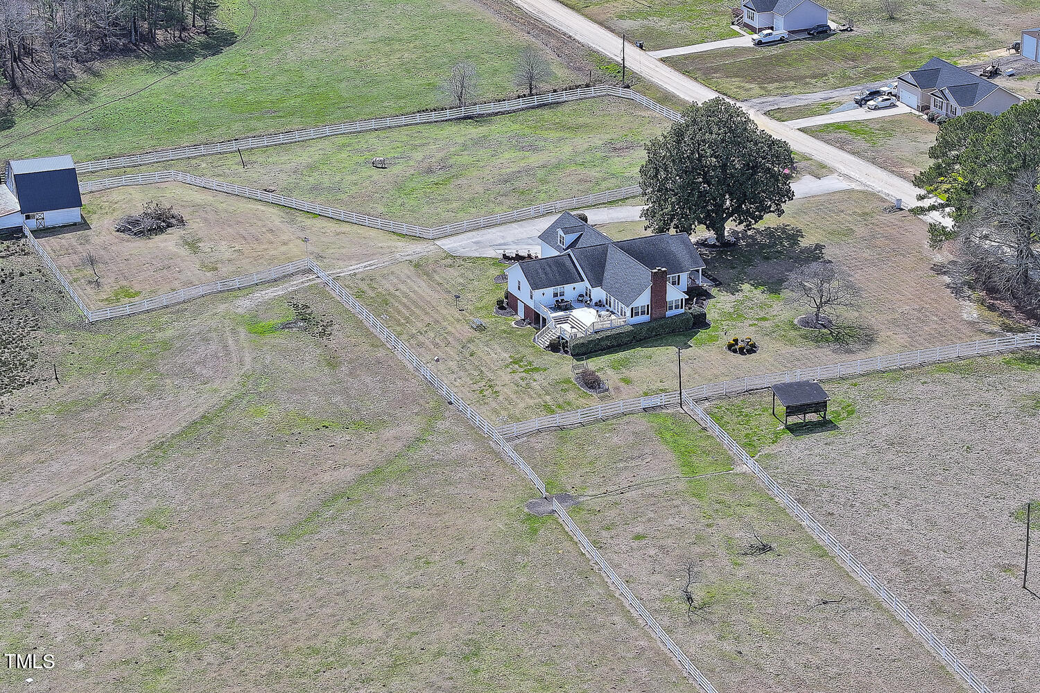 195 Williams Road Coats, NC 27521 - Photo 75 of 100 a view of a yard with an outdoor space