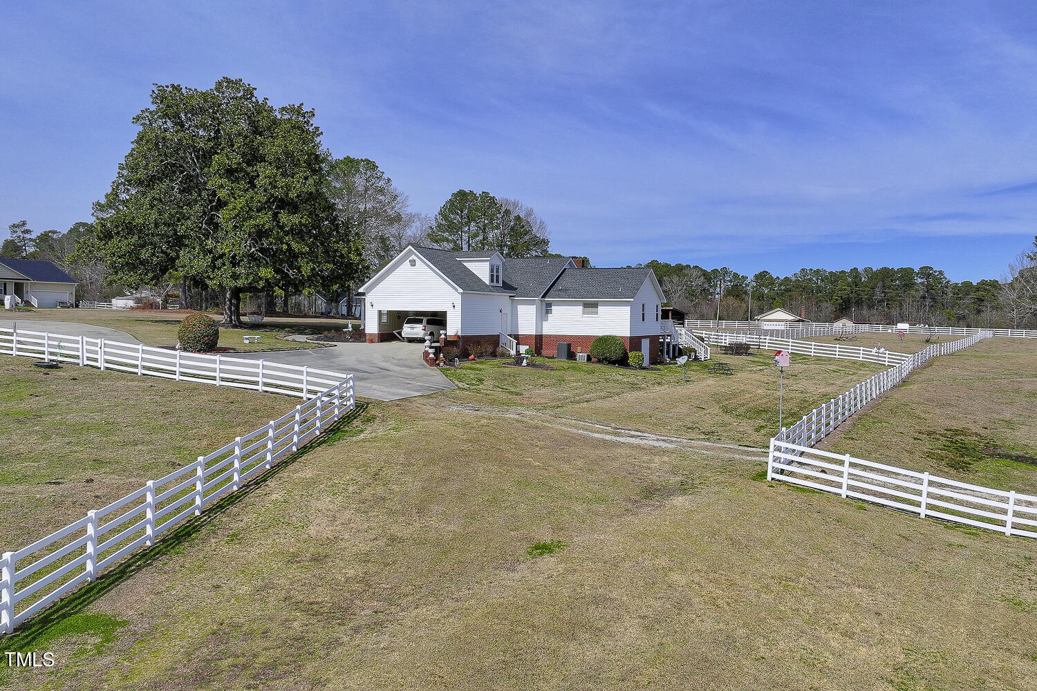 195 Williams Road Coats, NC 27521 - Photo 97 of 100 a view of a house with a swimming pool
