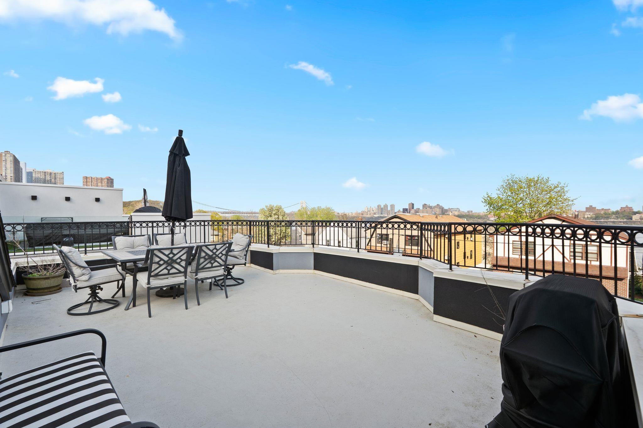 88 Myrtle Avenue, Unit B Edgewater, NJ 07020 - Photo 31 of 49 a view of roof deck with seating space