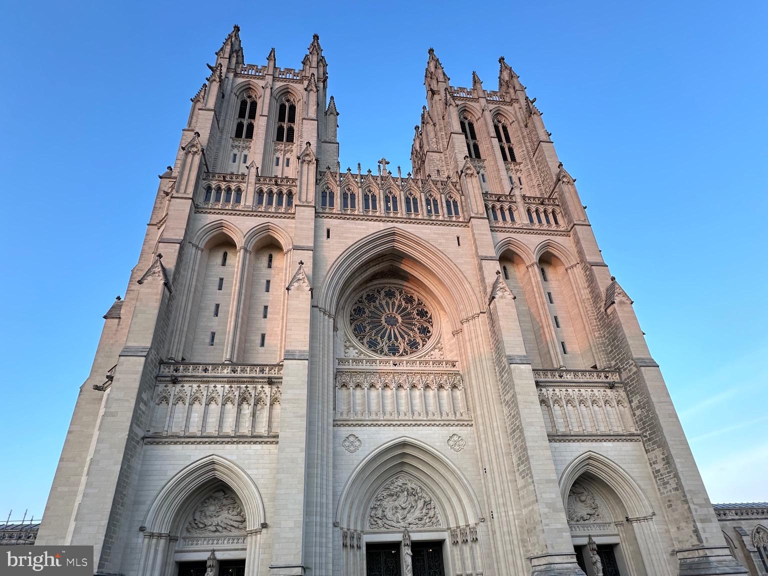 4101 Cathedral Avenue Northwest, Unit 306 Washington, DC 20016 - Photo 27 of 31 a view of a white building with many windows