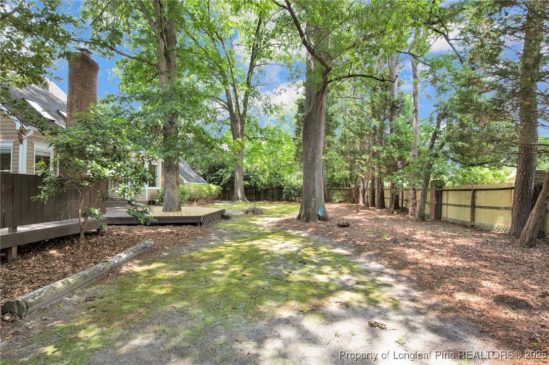 453 Kingsford Road Fayetteville, NC 28314 - Photo 47 of 50 a view of a yard with a tree